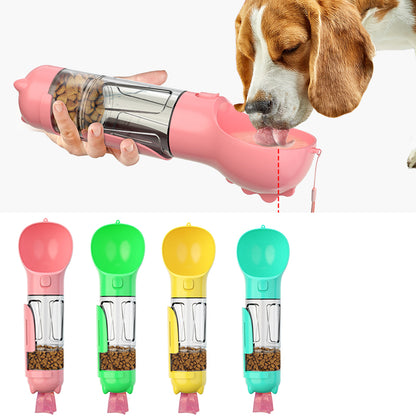 3-in-1 Dog Travel Feeder & Water Dispenser