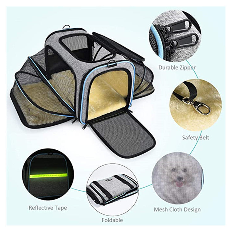 Soft Expandable Pet Carrier Bag